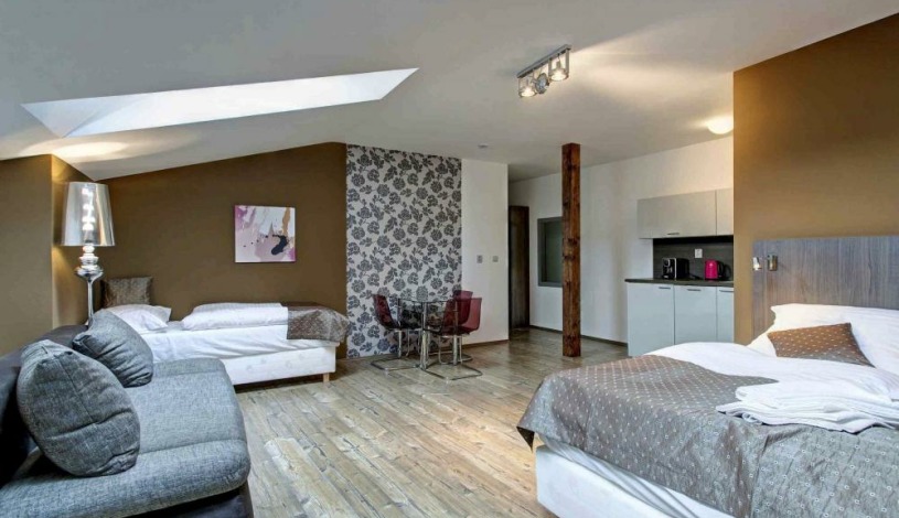 Suites & Apartments U Tří hrušek České Budějovice - Třílůžkový pokoj Comfort